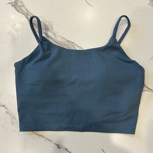 Blue Workout Top